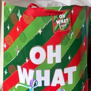 Festive 'Oh What Fun' Mystery Bag - Red and Green